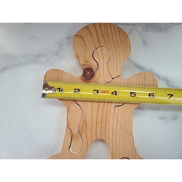 Vintage Wooden Handmade Gingerbread Wooden Puzzle - Picture 5 of 10